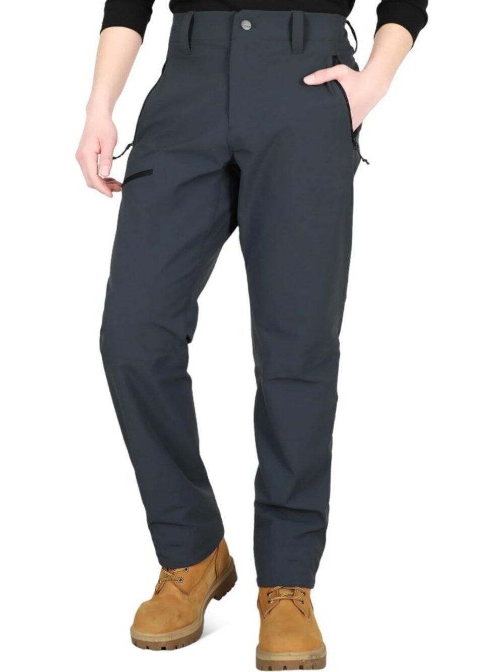Men's 4-Way Stretch Cargo Pants | Flex Ripstop Utility Hiking Trousers